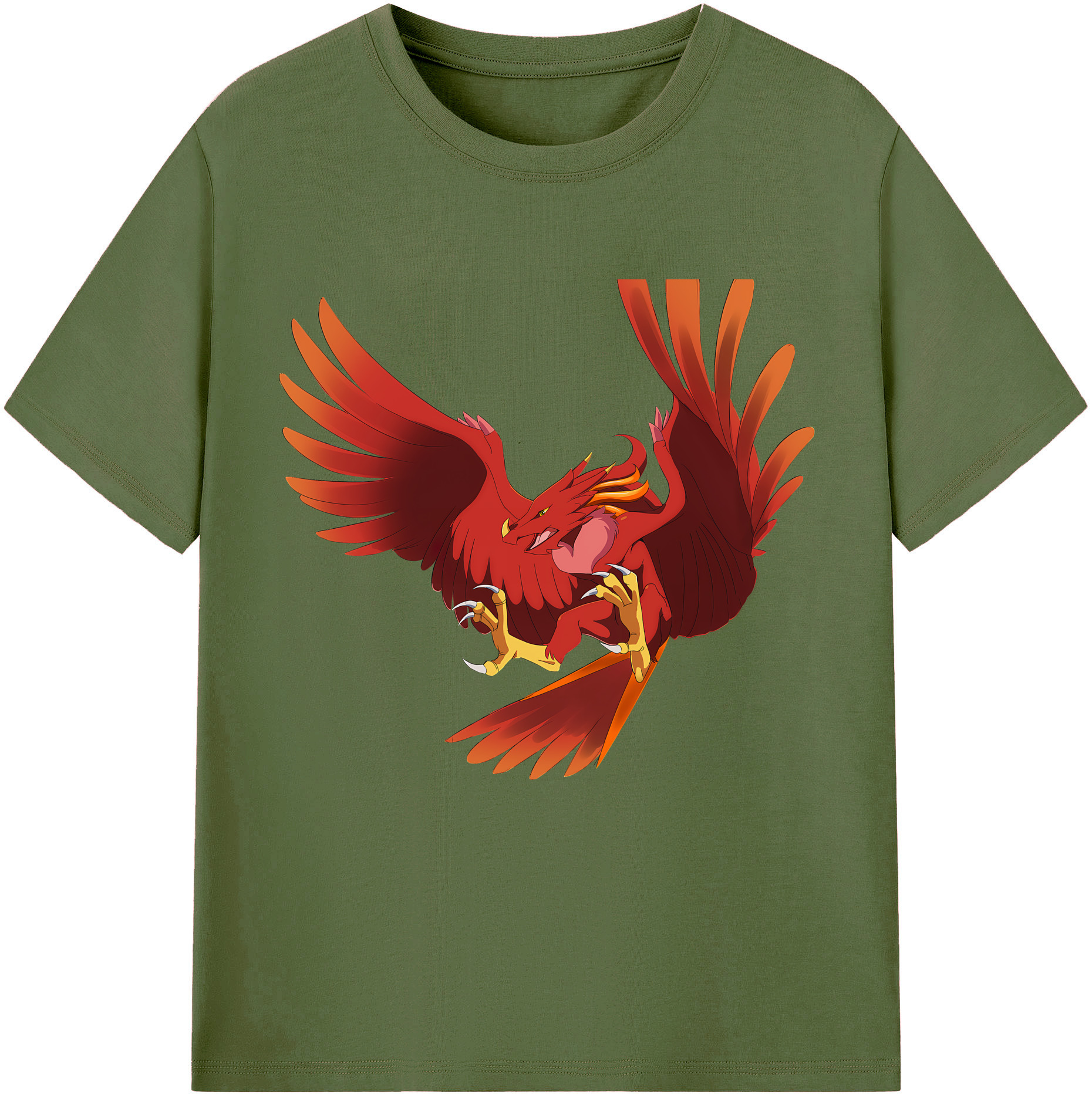 （画像用） Digimon デジタルモンスター/デジモン 綿100％半袖Tシャツ（フロントプリント）